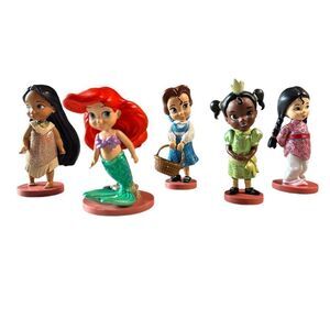 Disney Princess Lot Cake Topper Play Figure Figurines